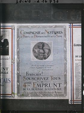 Image représentant Affiche de l'emprunt national, Compagnie des Notaires de Paris