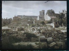 Image représentant France, Verdun, Ensemble des ruines vues de la rue des Capucins