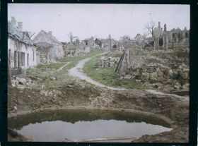 Image représentant France, Thiescourt, Guerre Les Ruines du Village