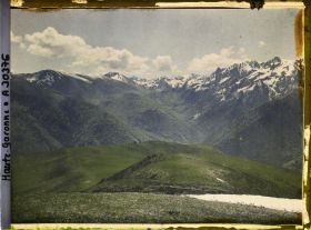 Image représentant France, Bagnères-de-Luchon, Panorama (en direction du Port de Venasque)