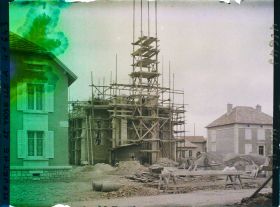 Image représentant France, Flirey, Eglise en reconstruction