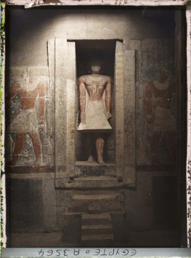 Image représentant Statue de Mérérouka dit Mera, se trouvant dans la salle des piliers de son tombeau