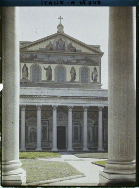 Image représentant Façade de la basilique Saint-Paul-hors-les Murs