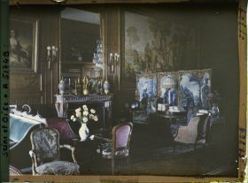 Image représentant La bibliothèque du château de Voisins