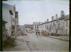 Image représentant France, Pagny s/ Moselle, Reconstructions Rue des Saunoy