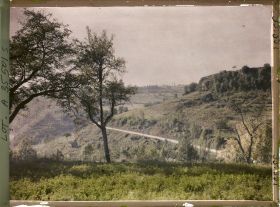Image représentant France, Capdenac (Lot), Route de Figeac vue de Capdenac le haut