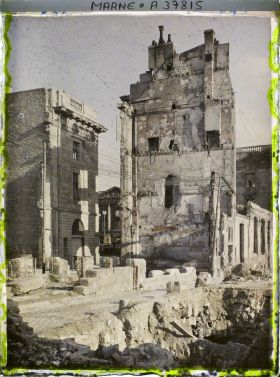 Image représentant France, Reims, Ruines rue Truden