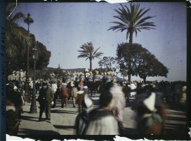 Image représentant Le carnaval, thème le pêcheur Niçois berné