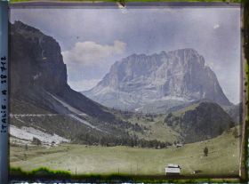 Image représentant Tyrol, Wolkenstein, Col du Groedner, Le Langkopel et les Mesules