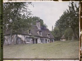 Image représentant Une ferme sur la route d'Orbec