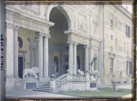 Image représentant Détail de la façade de la villa Médicis