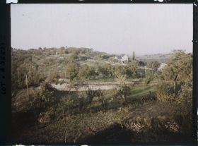 Image représentant France, Capdenac (Lot), Abords de Capdenac au soleil couchant coté est