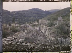Image représentant France, Muhlbach, Ruines : Ce qui reste d'une rue
