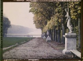 Image représentant France, Versailles, Parc de Versailles - Contre-allée du Tapis Vert