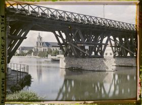 Image représentant France, Pont à Mousson, Le Pont provisoire