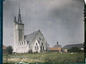 Image représentant France, Neuville-St-Vaast, Abside de l'Eglise