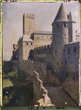 Image représentant La Porte de l'Aude et les tours Sarrazine et de la Justice