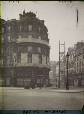 Image représentant Publicité pour l'emprunt national de 1920 à la Société générale, place de l'Opéra