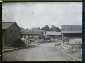 Image représentant France, Vienne le Château , Baraquements provisoires