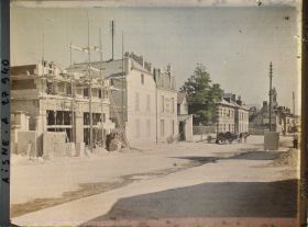 Image représentant France, Soissons, Reconstructions faubourg St Waast