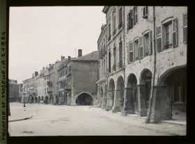 Image représentant France, Pont à Mousson, Place Duroc vers le Nord