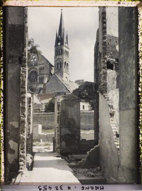 Image représentant France, Reims, Clocher de St Rémy