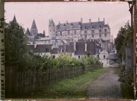 Image représentant Les maisons dominées par le Logis royal du château
