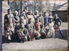 Image représentant L'Exposition Coloniale Internationale de 1931, groupe de kanak