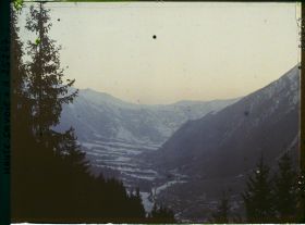 Image représentant France Les Alpes, La mer de Glace, Soleil Couchant vers le Col des Voza