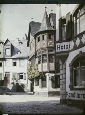 Image représentant Allemagne, Bacharach, Coin de Rue et Vieilles maisons
