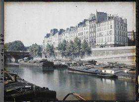 Image représentant Le pont Neuf et le quai des Orfèvres vus du port des Grands-Augustins