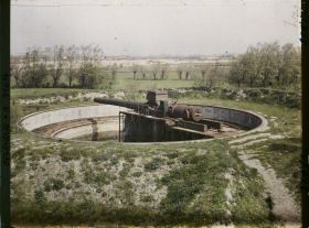 Image représentant Belgique, Ostende, Batterie Deutschland, Vue panoramique d'une des pièces