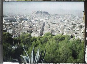 Image représentant Panorama sur la ville vers l'Acropole, depuis le Mont Lycabette