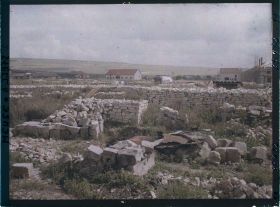 Image représentant France, Bras, Ruines et reconstructions, vue prise vers le Sud Est