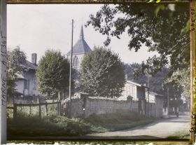 Image représentant France, Ste Menehould le haut, Vue le long de la promenade