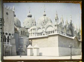 Image représentant Basilique San Marco avec protections anti-bombardement