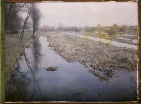 Image représentant France, Révigny, L'Ornain à Revigny les 2 voies et les 2 ponts