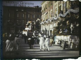 Image représentant Le carnaval, thème le pêcheur Niçois berné