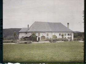 Image représentant France, Le Donon, Col de Schirmeck, type d'une ferme