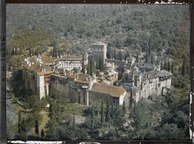 Image représentant Turquie, Hilendar, Panorama du Monastère de Hilendar