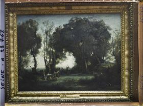 Image représentant Une matinée, la danse des nymphes, Camille Corot, musée du Louvre
