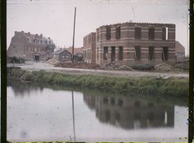 Image représentant France, Merville, Un coin de l'avenue de la Gare