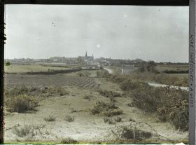 Image représentant Vue de Guérande prise depuis la route de La Roche Bernard