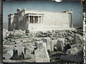 Image représentant Sur l'Acropole, l'Erechtheion (vu du sud-ouest)