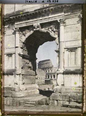 Image représentant Arc de Titus et Colisée