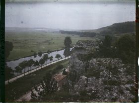 Image représentant France, St Mihiel, Panorama pris des Sept roches vers la côte Ste Marie