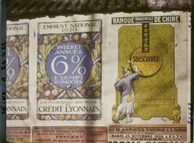 Image représentant Affiches pour l'emprunt national de 1920, Crédit Lyonnais et Banque industrielle de Chine