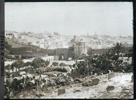 Image représentant Vue en direction de la porte du Vallon (Bâb Chaaba)