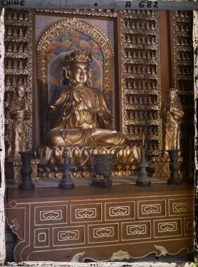 Image représentant Wanshousi (" monastère des Dix Mille Longévités ")