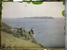 Image représentant L'île Tomé vue de la pointe du Château